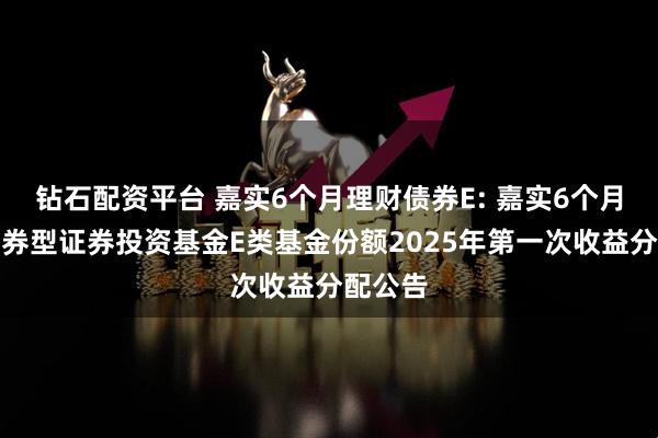 钻石配资平台 嘉实6个月理财债券E: 嘉实6个月理财债券型证券投资基金E类基金份额2025年第一次收益分配公告
